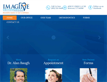 Tablet Screenshot of imagineortho.com